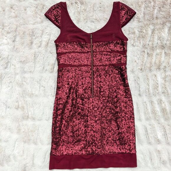 VTG Y2K BETSEY JOHNSON Dazzling Sequin Special Occasion Mini Dress Sz 6 - Picture 11 of 11